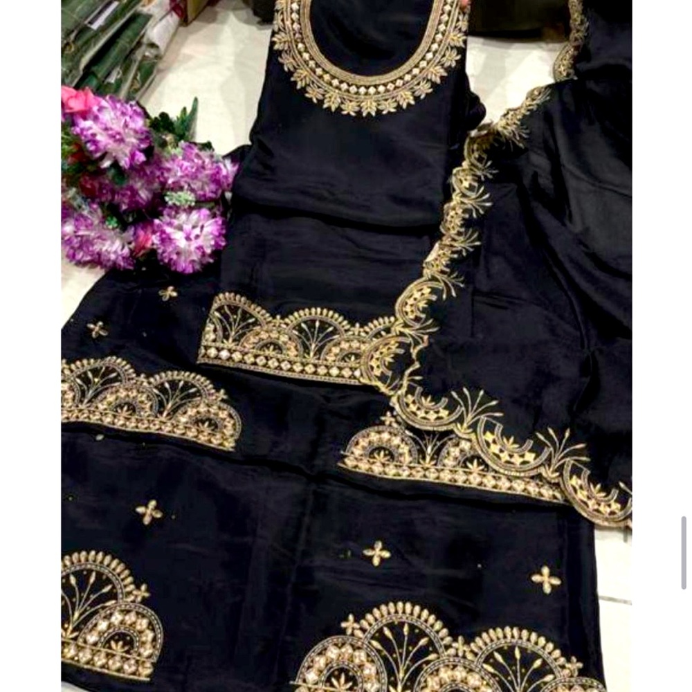 Indian punjabi suit silk suit unstich suit